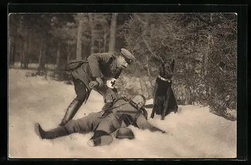 AK Sanitäter & Sanitätshund retten verwundeten Kamerad