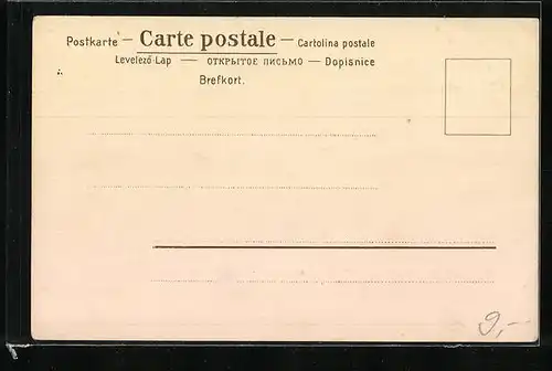 Lithographie Dackel sitzt auf einer verschneiten Bank