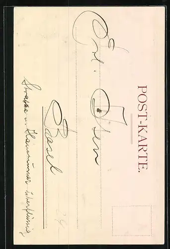 AK Basel, Münster mit Pfalz