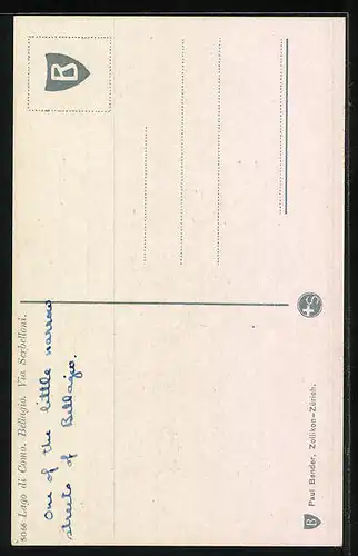 AK Bellagio /Lago di Como, Via Serbelloni