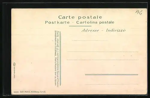 AK Bremgarten, Totalansicht des Ortes