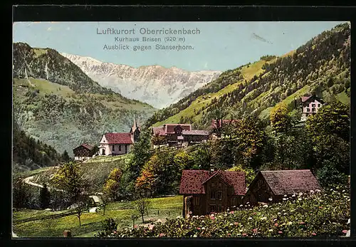 AK Oberrickenbach, Ausblick gegen Stanserhorn