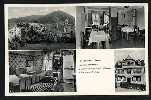 AK Friedrichroda, Hotel-Pension Phönix, Tabarzerstrasse 3