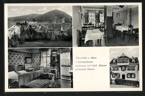 AK Friedrichroda, Hotel-Pension Phönix, Tabarzerstrasse 3