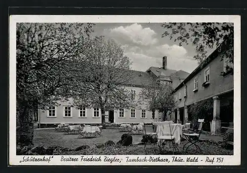 AK Tambach-Dietharz /Thür. Wald, Gasthaus Schützenhof