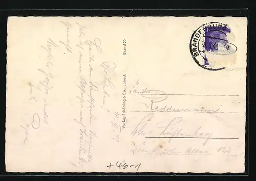 AK Brandenburg / Havel, Hauptstrasse mit Geschäften und Strassenbahn