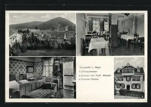 AK Friedrichroda, Hotel-Pension Phönix, Tabarzerstrasse 3