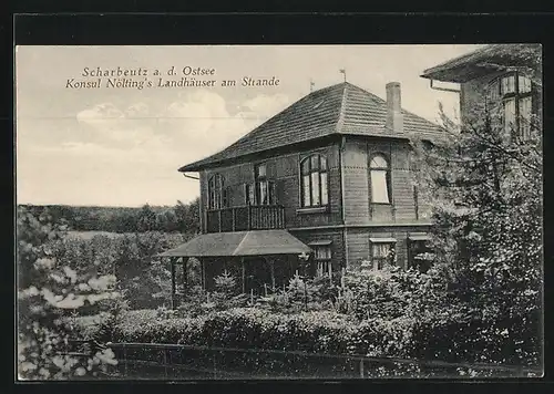 AK Scharbeutz, Hotel Konsul Nölting`s Landhäuser am Strande