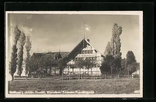 AK Wienachten, Gasthaus zur schönen Aussicht