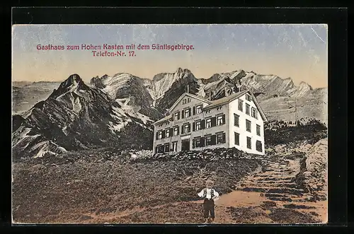 AK Appenzell, Gasthaus Hohenkasten