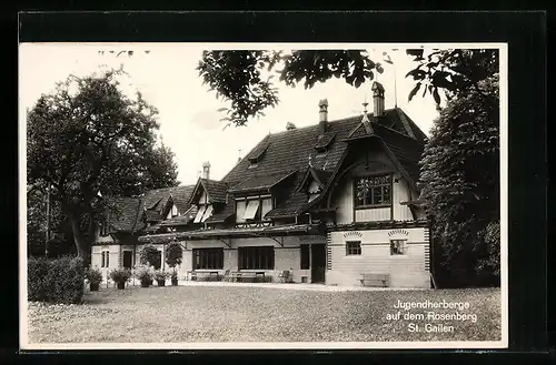 AK St. Gallen, Jugendherberge auf dem Rosenberg