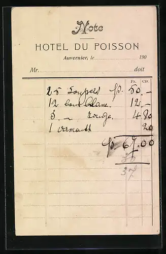 AK Auvernier, Hotel du Poisson