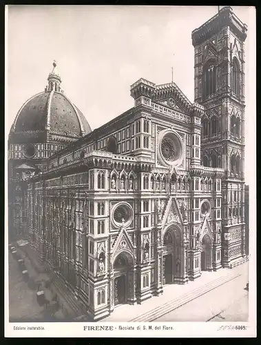Fotografie Edizione inalterabile, Ansicht Firenze - Florenz, Facciata di S.M. del Fiore