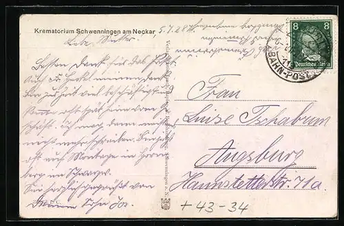 AK Schwenningen am Neckar, Krematorium