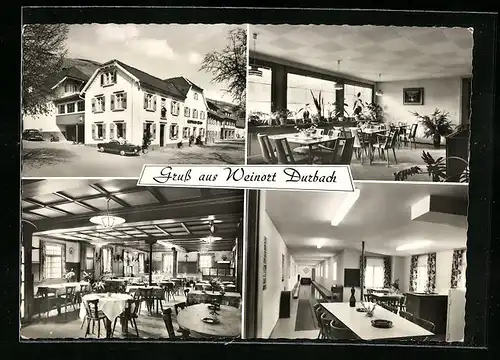 AK Durbach, Gasthaus und Pension zum Bären, Bes.: Fam. Willi Uhl