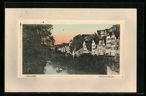Präge-AK Tübingen, Neckaransicht