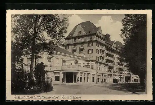 AK Bad Elster, Palast-Hotel Wettiner Hof