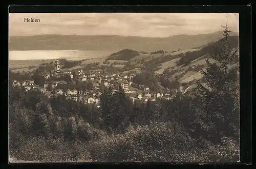 AK Heiden, Panoramablick vom Berg aus gesehen