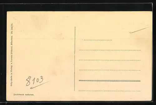 AK Oberammergau, Schnitzschule mit dem Aufacker