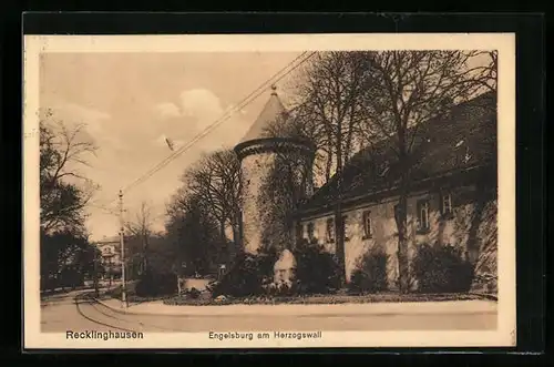 AK Recklinghausen, Engelsburg am Herzogwall