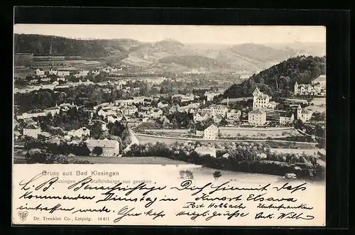 AK Bad Kissingen, Ortsansicht mit Fernblick