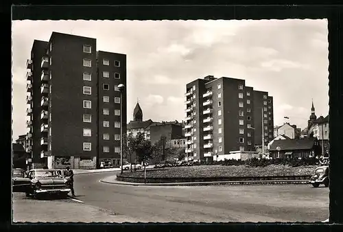 AK Remscheid, Hochhäuser am Bahnhof