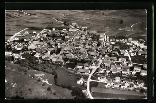 AK Westerheim /Alb, Gesamtansicht, Fliegeraufnahme