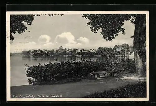 AK Strausberg /Mark, Partie am Stausee