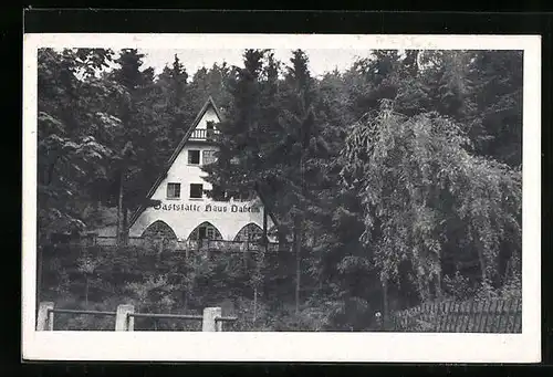 AK Körbecke am Möhnesee, Gaststätte Haus Dahlem