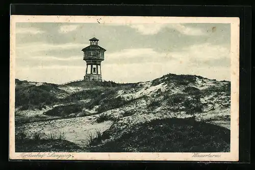 AK Langeoog, Nordseebad, Wasserturm