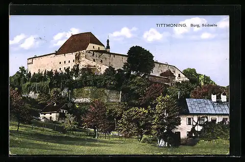 AK Tittmoning, Burg, Südseite