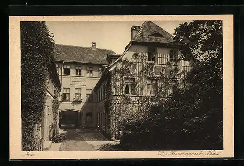 AK Jena, Das Frommannsche Haus am Fürstengraben