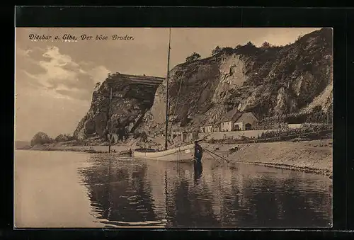 AK Diesbar a. Elbe, Der böse Bruder