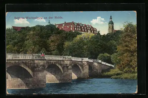 AK Wechselburg, Schloss an der Mulde