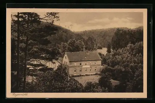 AK Ziegenmühle, Gasthaus mitten im Wald
