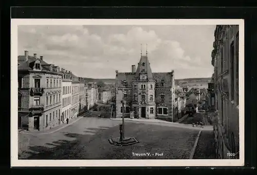 AK Treuen /V., Partie an der Post
