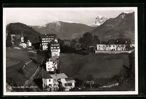 AK Collalbo, Ortsansicht aus der Vogelschau