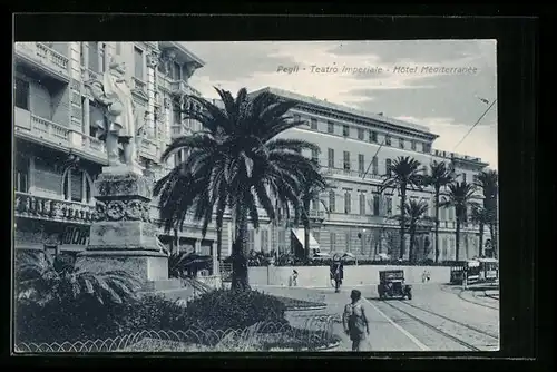 AK Pegli, Teatro Imperiale & Hôtel Méditerranée