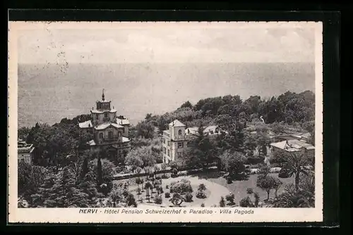 AK Nervi, Hôtel Pension Schweizerhof e Paradiso, Villa Pagoda