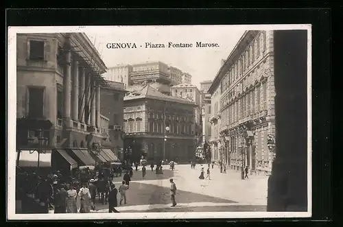 AK Genova, Piazza Fontane Marose