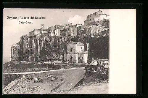 AK Orvieto, Veduta dei Bastioni, Lato Ovest