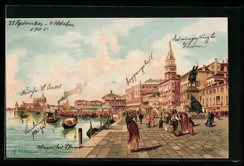 Lithographie Venezia, Riva Schiavoni