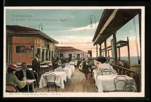 AK Venezia-Lido, La Terrazza del Grande Stabilimento Bagni