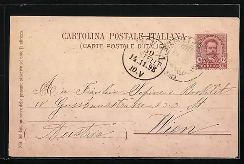 Lithographie Pompei, Foro Civile, Tempio d`Ercole e Treatro Tragico