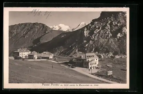 AK Passo Pordoi, Panorama verso la Marmolata