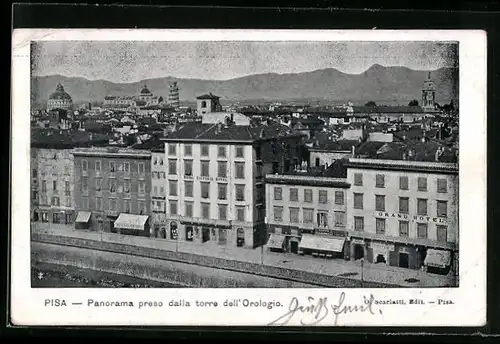 AK Pisa, Panorama preso dalla torre dell` Orologio
