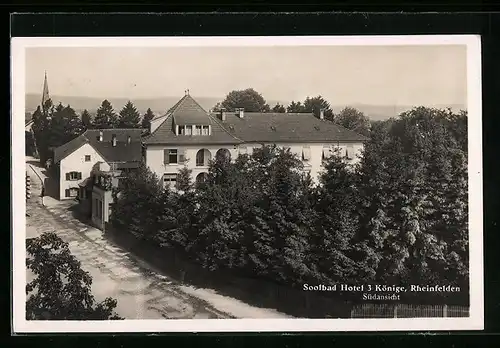 AK Rheinfelden, Hotel 3 Könige, Südansicht