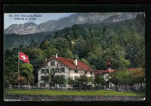 AK Champ-du-Moulin, Hôtel de la Truite