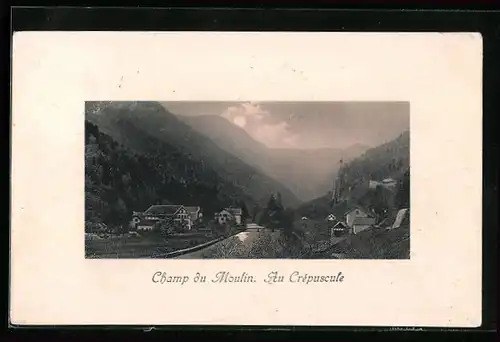 AK Champ du Moulin, Au Crépuscule, Abendstimmung