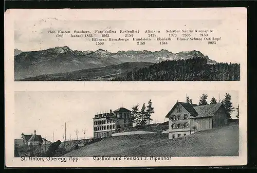 AK St. Anton, Gasthof und Pension Alpenhof